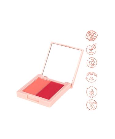 Dora Joy Eyeshadow Duo 03 Living Coral Duo Eyeshadow Vegan Vitamin E