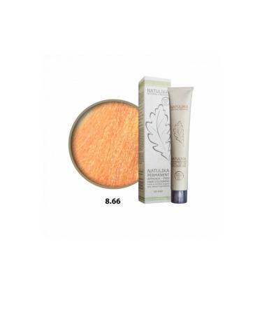 Natulika (seven Pigment) Organic Hair Dye 8.66 Intense Copper Light Blonde 60 ml.