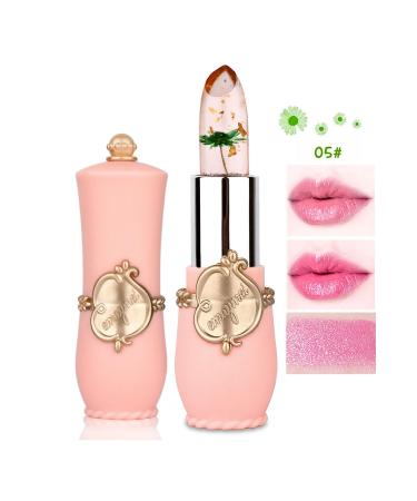 vipcheap Emaymei Jelly No5 Flower Lipstick Long Lasting Lip Balm Moisturizing Effective Lip Gloss Lipstick