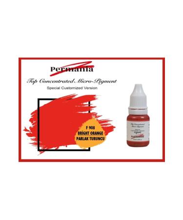 Fontenay Permania Permanent Makeup Dye Lip Color Bright Orange 10ml