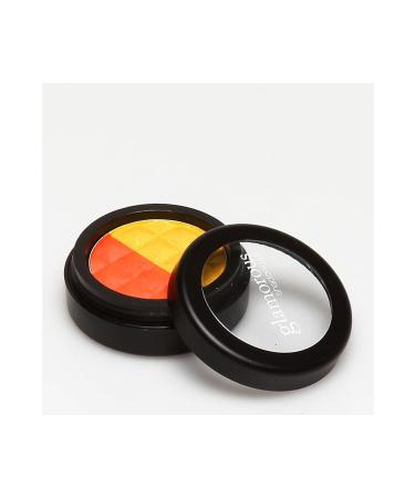 LA SPLASH GLAMOROUS SHADOW DUO EYESHADOW -19114 ORANGE YELLOW