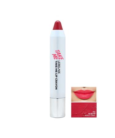 LEBELAGE Coral Color Stick Lipstick Take Me Lip Crayon 06 Maple Coral