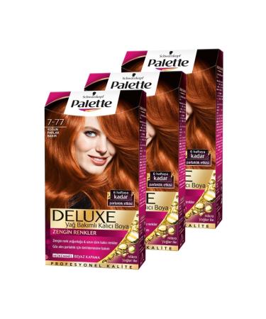 Palette 7-77 Intense Bright Copper X 3 Pieces