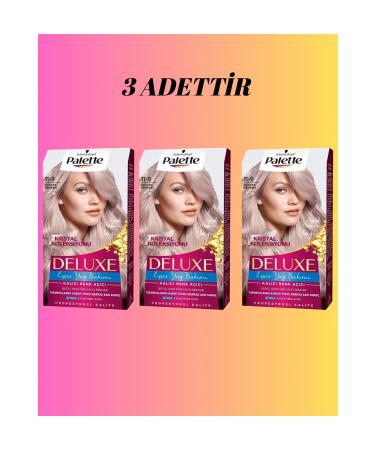 Palette Deluxe 11-9 Quartz Pink Hair Dye x3