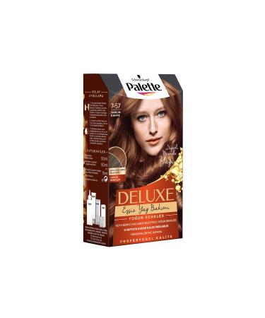 Palette Deluxe Intense Colors Hair Dye 7-57 Cinnamon Brown