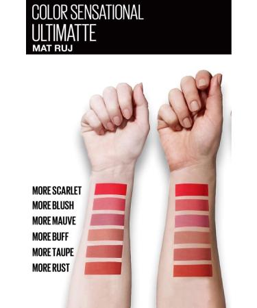 Maybelline New York Color Sensational Ultimatte Matte Lipstick - 499 More Blush (PINK) - Buy Online on GoSupps.com