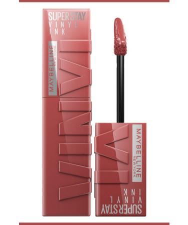 Maybelline New York Super Stay Vinyl Ink Liquid Shiny Lipstick - 115 Peppy