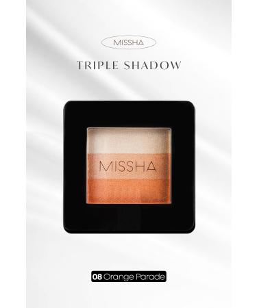 Missha Soft Texture Non-Falling 3 Color Eyeshadow Triple Shadow No.8 (ORANGE PARADE)