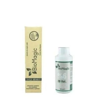 BioMagic Keratin & Argan Ammonia-Free Hair Dye 55-07 Intense Chocolate Brown 60ml Dye + Oxidant 90 Ml