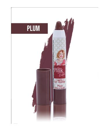 The Pink Ellys Matte Crayon Plum Lipstick