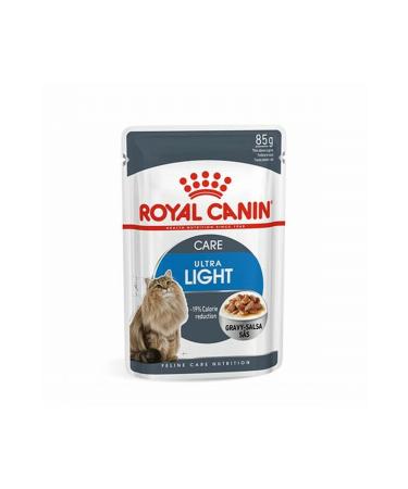 Royal Canin Light Weight Gravy Low Calorie Light Cat Canned Food 6 Pieces 85 Gr