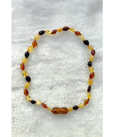 Chavin Children's Amber Tooth Necklace Ei49