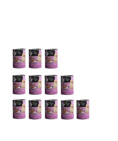 Chefs Choice 12 Pieces - Chefs Choice Kitten Chicken Paste Kitten Canned Food 400 gr