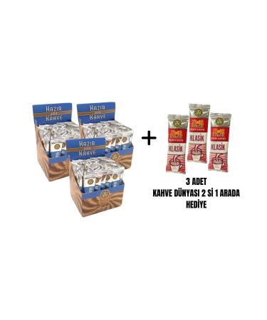 Coffee World Disposable Instant Coffee Gold 2 gr 50 x 3 pieces and 2in1 3 pieces