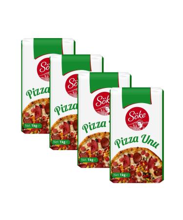 S ke Pizza Flour 4 x 1 kg Set of 4