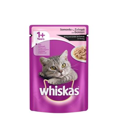 Whiskas 100 Gr X 24 Pouch Salmon Wet Cat Food