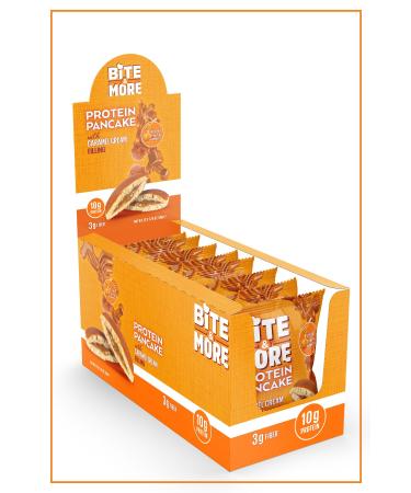 bite & more Protein Pancake / Protein Pancake 50 Grams X 12 Pieces - Caramel Cream