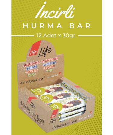 Pike Life Fig Date Bar 30g 12 Piece Box