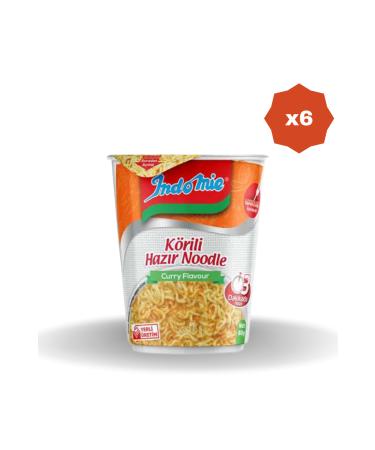 Indomie Indomie Flavored Noodle Curry 60G X 6PCS