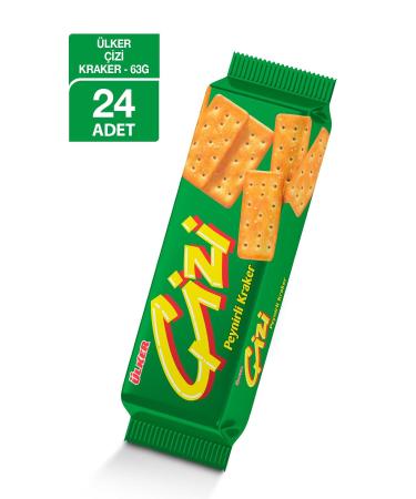 Ulker Crackers 4 Pieces 240gr X 5 Pieces
