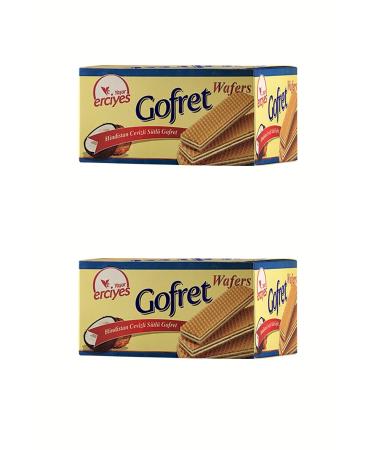 Ya ar Erciyes Coconut Flavored Milk Wafer 480gr * 2 ( 2 Pack )