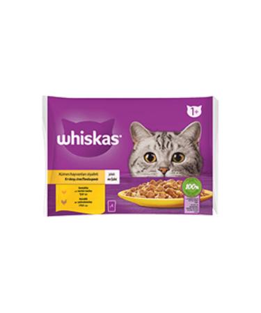 Whiskas WH SKAS 85 GR 4-POUCH POULTRY 13-PACK