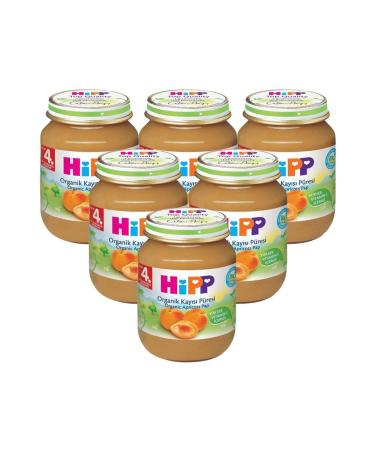 Hipp Organic Apricot Puree 125 gr x 6 Pieces