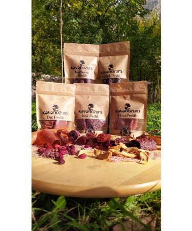 JAR Homemade Natural Fruit Rolls 5 Mega Pack (ROSEHIP-FIG-APPLE-MULBERRY-CRANBERRY)