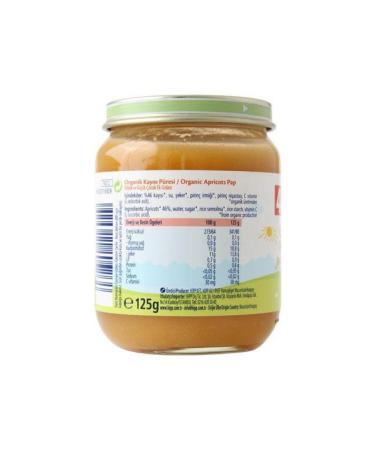 Hipp Organic Apricot Puree Jar 125 gr - 6 Pack - Buy Online on GoSupps.com
