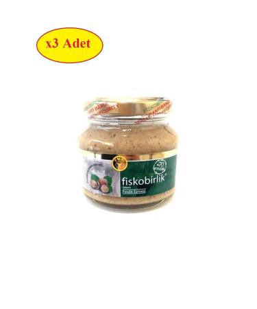 Fiskobirlik 3-pack Hazelnut Paste with Sugar Glass Jar 180 grams