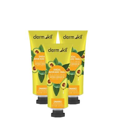 Dermokil Avocado Oil Hand and Body Cream 30 ml X 3 Pieces