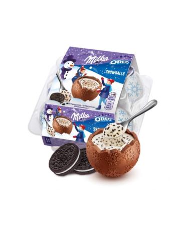 Milka Snow Balls Oreo 2-pack 4x28 Gr.