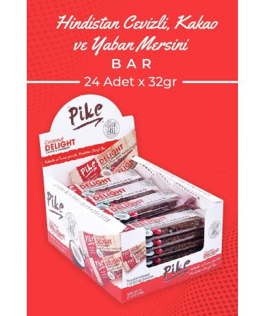 Pike Life Coconut Cocoa and Blueberry Bar 32gr Box of 24