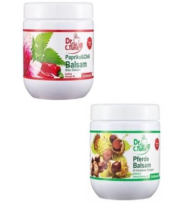Farmasi Dr. C. Tuna Pepper Massage Gel 500 ml and Horse Chestnut Massage Gel 500 ml