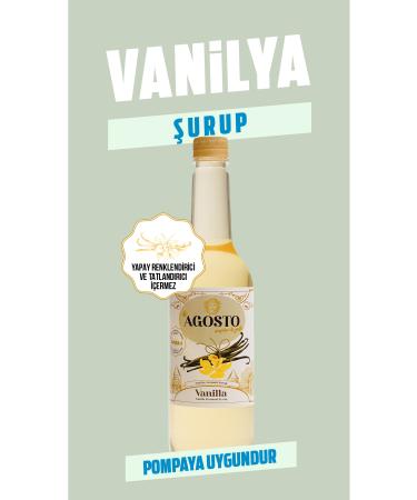 AGOSTO 750 Ml Vanilla Flavored Syrup
