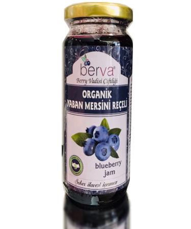 BERVA Organic Blueberry Jam 260gr + Organic Aronia Jam 260gr - Buy Online on GoSupps.com