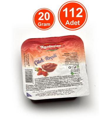 Brothers Confectionery Strawberry Jam Picnic Breakfast 20 G x 112 Pieces