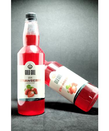 gold gull Strawberry Flavored Coffee & Fruit Syrup - Buy Online on GoSupps.com