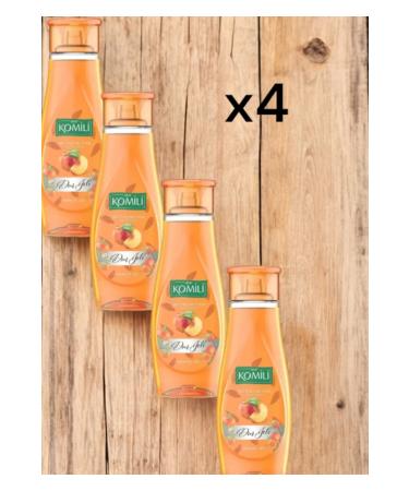 Komili Peach Dream Shower Gel 500 ml X4 Pieces