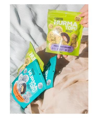 Harras Pistachio Coated Date Balls 96 gr X 4 Pieces - Buy Online on GoSupps.com