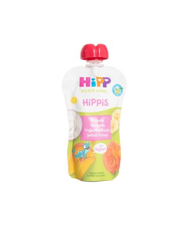 Hipp Organic Mango Yogurt Banana Peach Puree 100 Gr