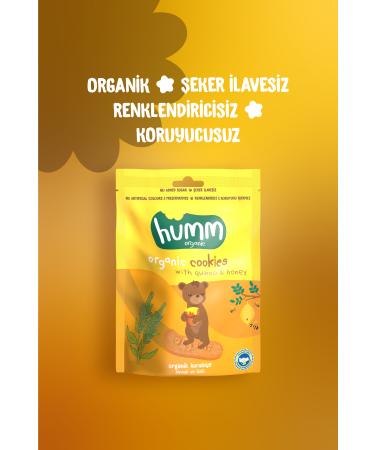 Humm Organic Organic Honey Quinoa Cookies 55g X 6 Pieces - Buy Online on GoSupps.com