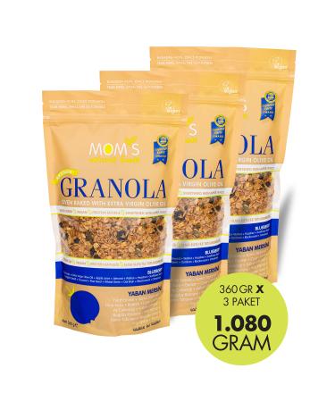 Mom's Natural Foods 3-PACK BLUEBERRY GRANOLA 360 G-KYL