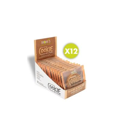 Mom's Natural Foods Gluten Free ALMOND & CACAO NIBS Cookie - Pack of 12