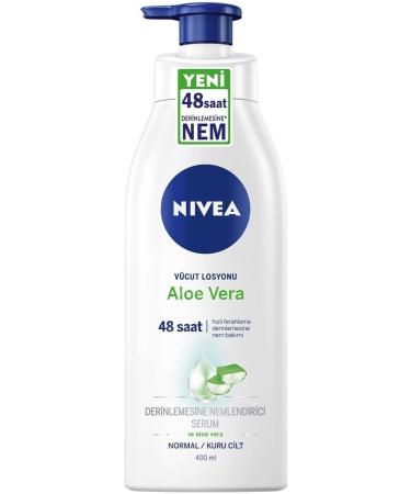 NIVEA Aloe Vera Body Lotion 400ml For Normal/Dry Skin Deep Moisturizing Serum And