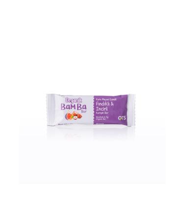 OTS Organic Bamba Bar Hazelnut Fig 30 gr - Buy Online on GoSupps.com
