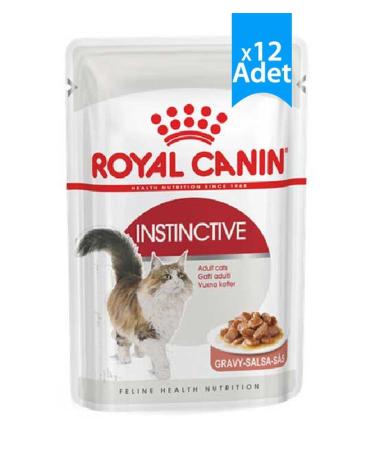 Royal Canin Instinctive Gravy Pouch Wet Cat Food 85 Gr X 12 Pieces
