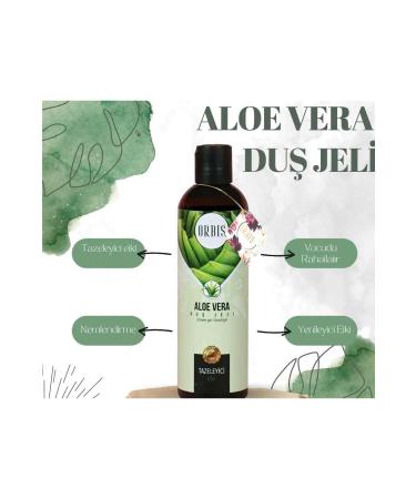 Orbis Aloe Vera Shower Gel 400 ML Refreshing Effect Moisturizing Content Togin Brand Bag Gift