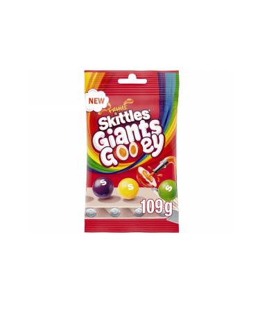 Skittles Giants Gooey Chewy Sweets Fruit Flavored 109g