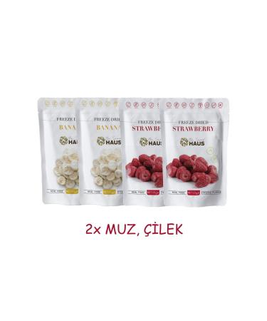 The Snack Haus Freeze Dried 2 Bananas 2 Strawberries